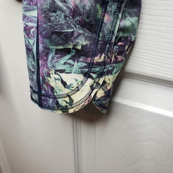 Lululemon Run Tight Legging 4 Topspeed Crop Iridescent Multi Workout Yoga - Picture 5 of 11